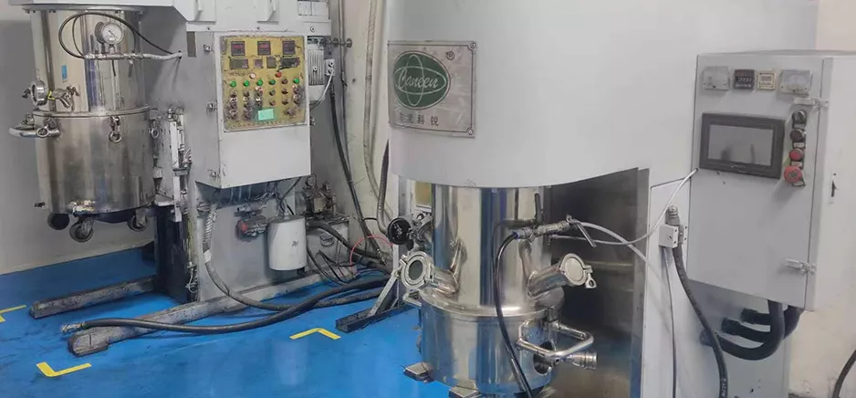 Negative mixing equipment